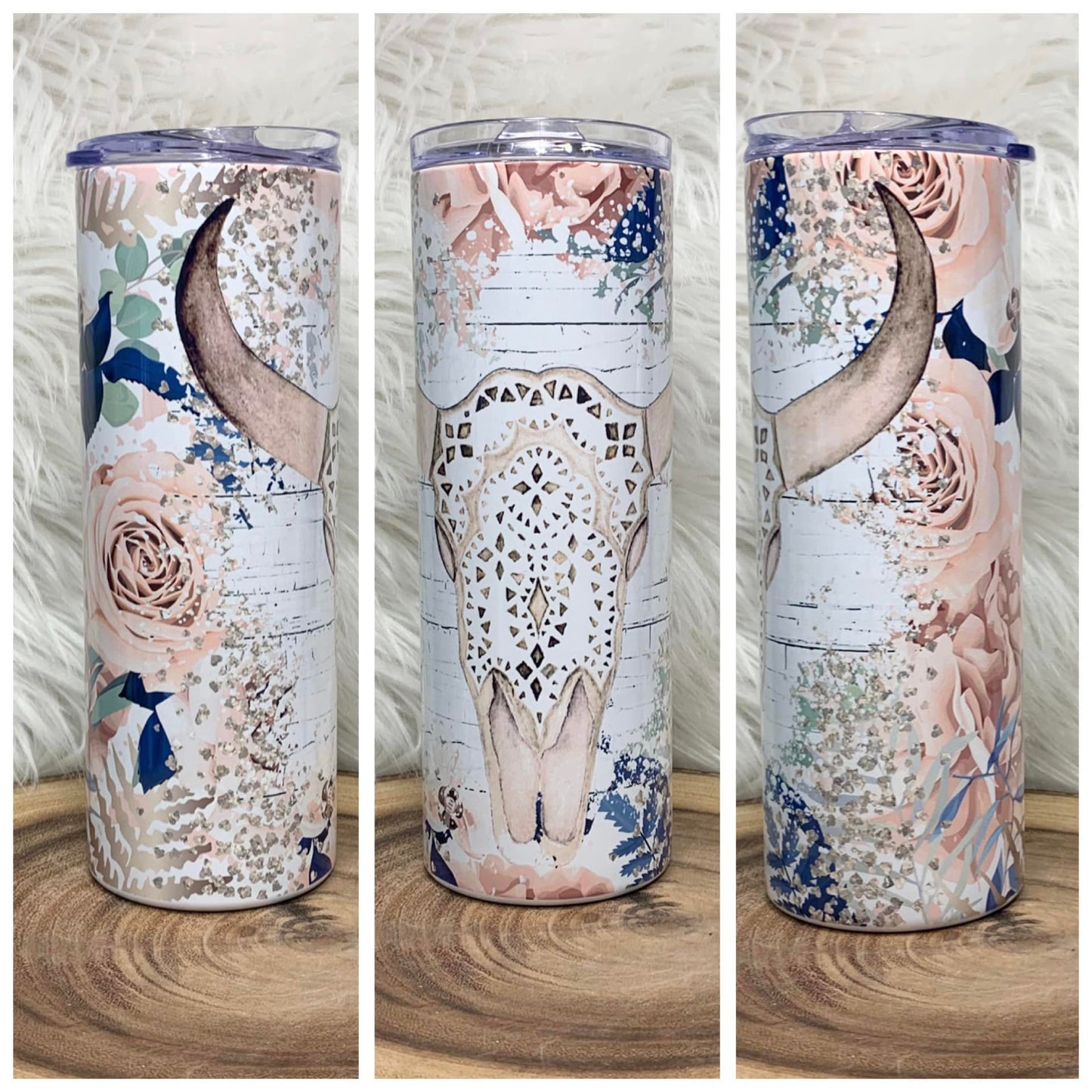 Rustic Boho Western Tumbler 20oz Insulated Tumbler