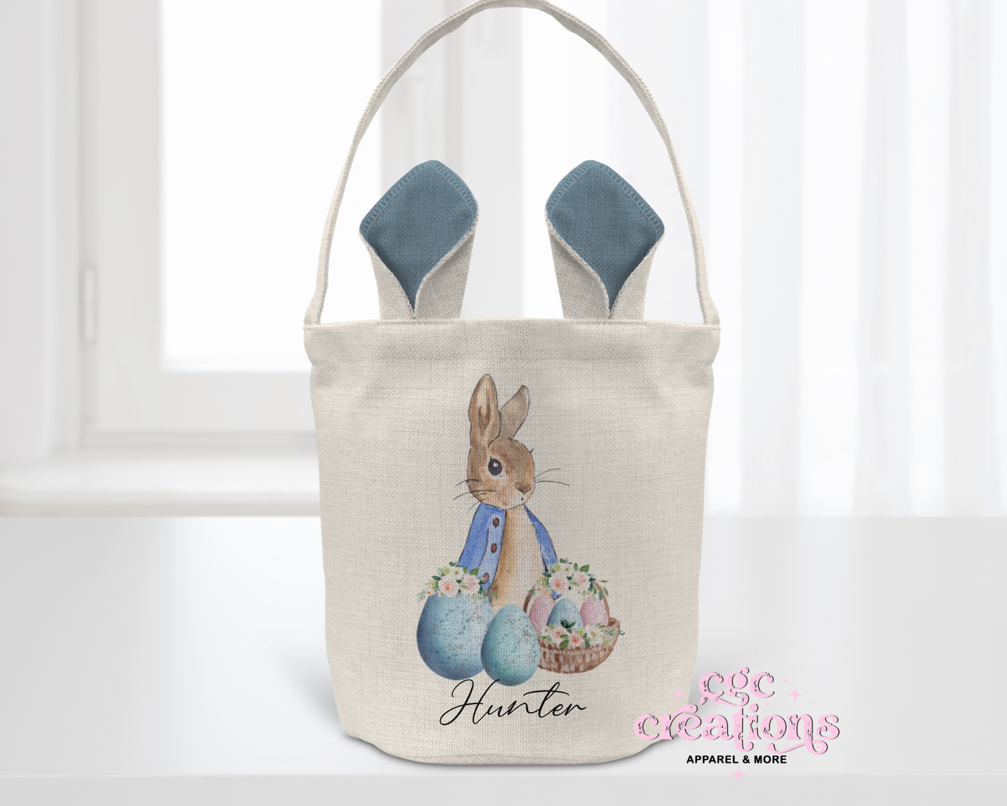 Personalized Rabbit Easter Bags