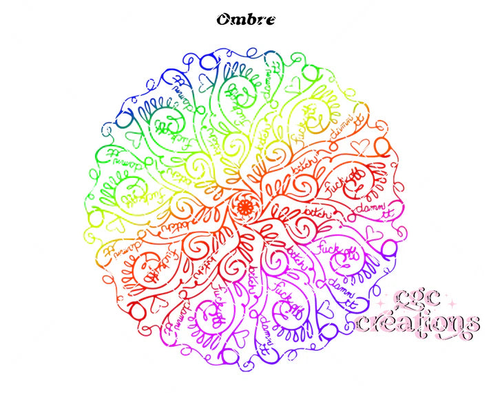 Sweary Mandala Hoodie