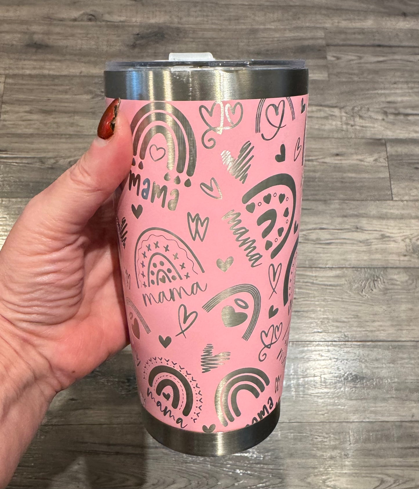 Mama 20oz Insulated Laser Engraved Tumbler