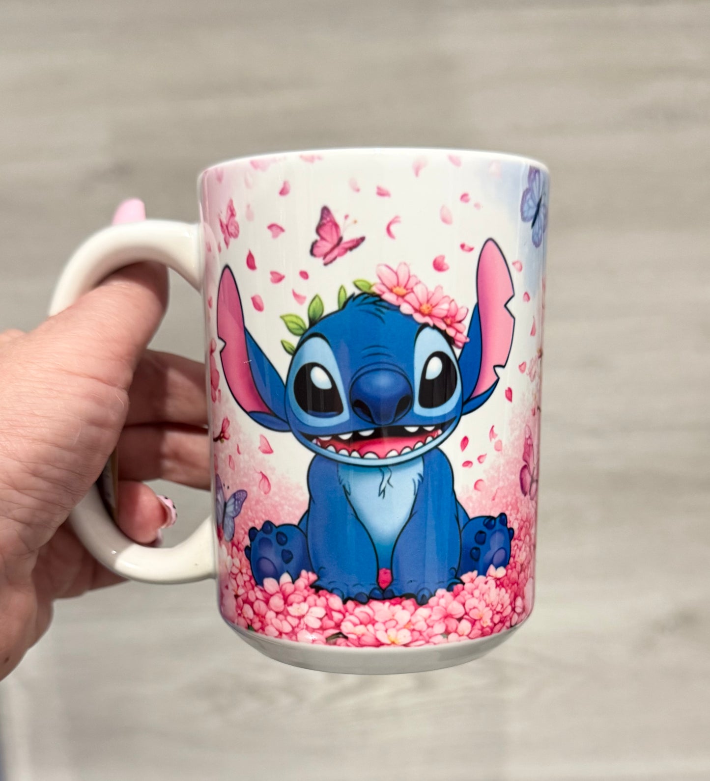 Blue Alien 15 oz Ceramic Coffee Mug