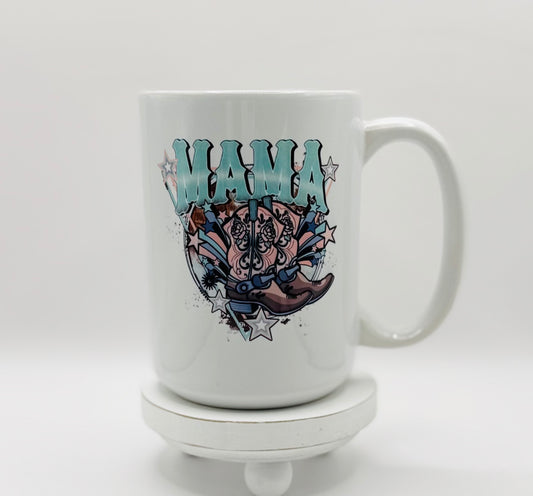 Western Mama 15 oz Ceramic Coffee Mug