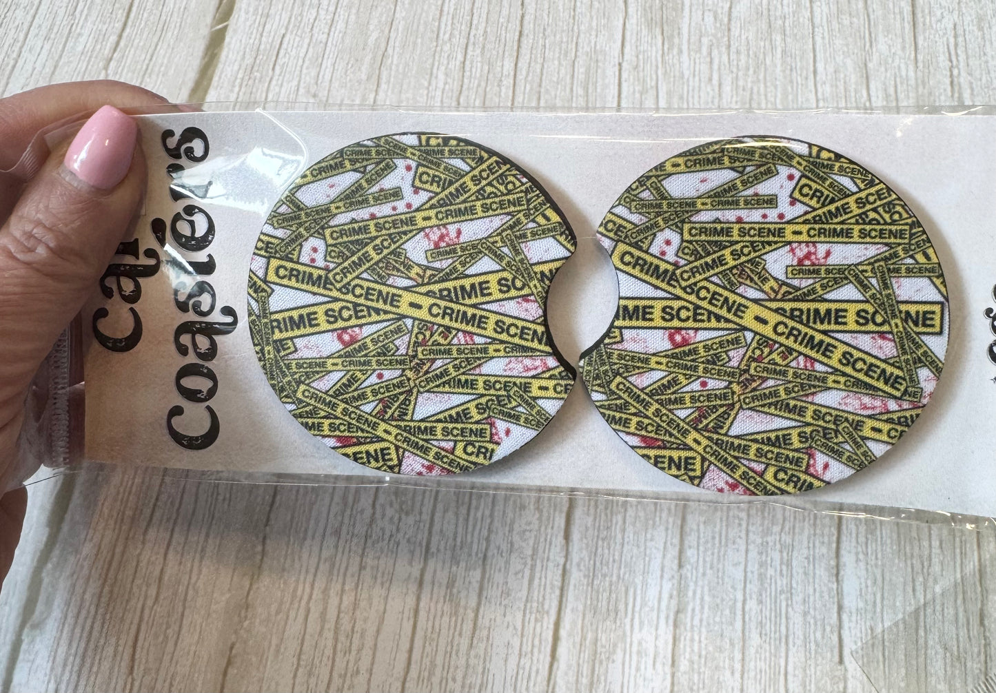 Crime Scene Coasters