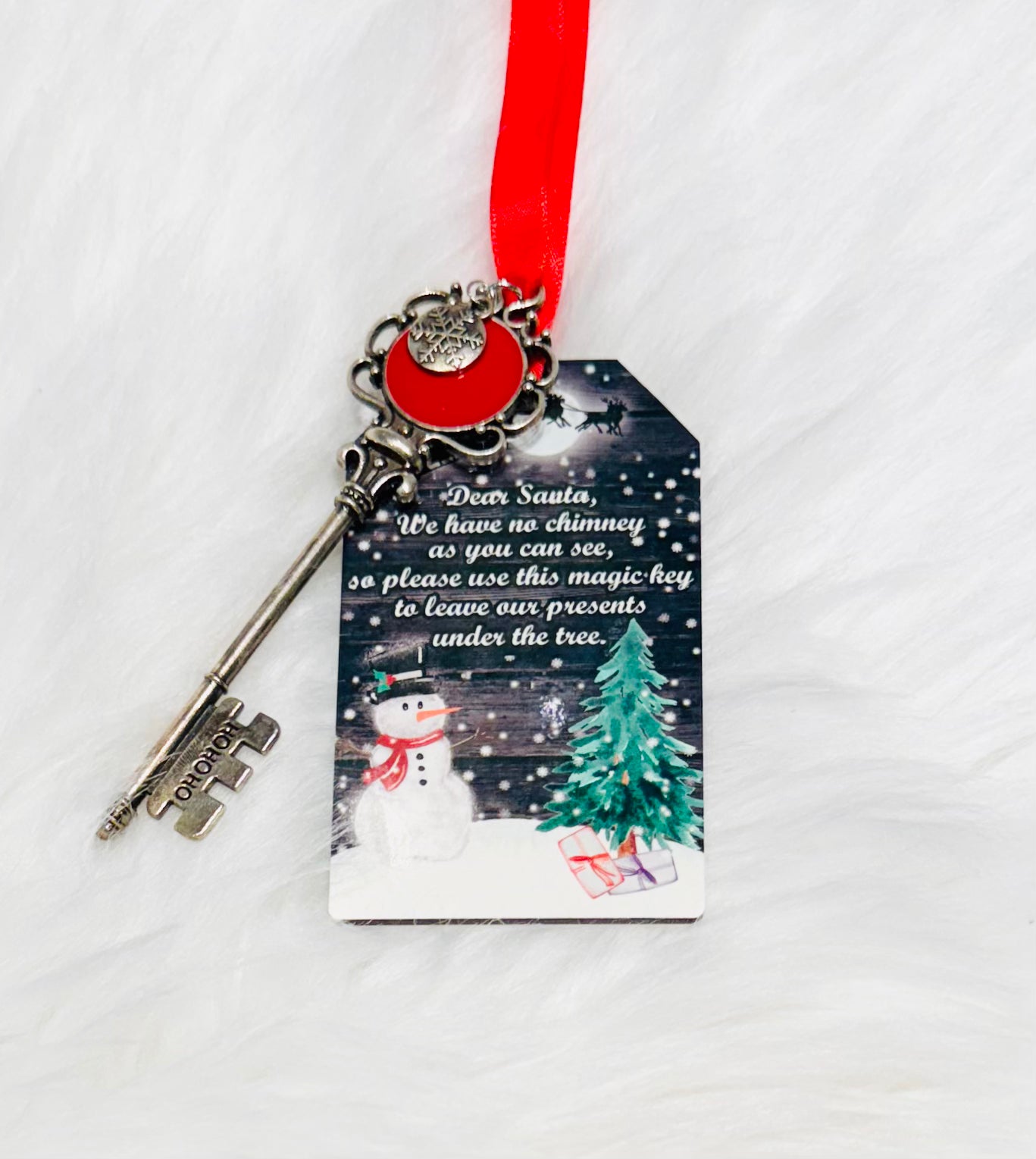 Santa's Magic Key Christmas Ornament