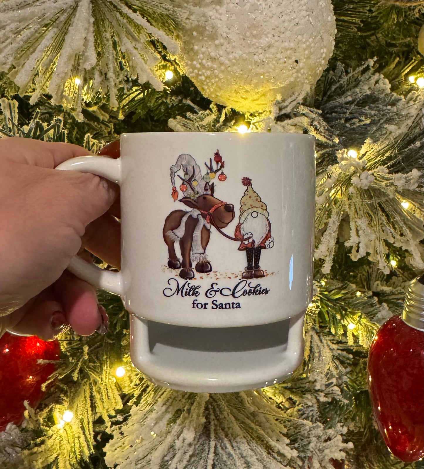 (Copy) Milk and cookies mug # 2 Ceramic Coffee Mug