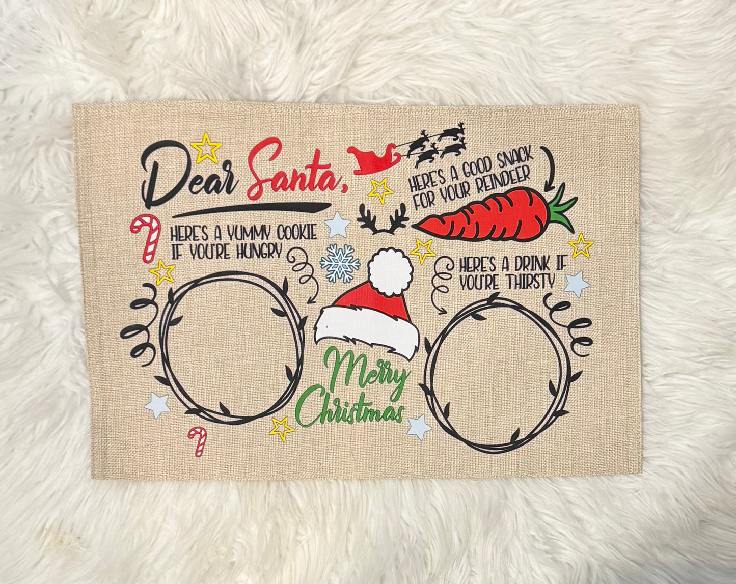 Dear Santa placemat