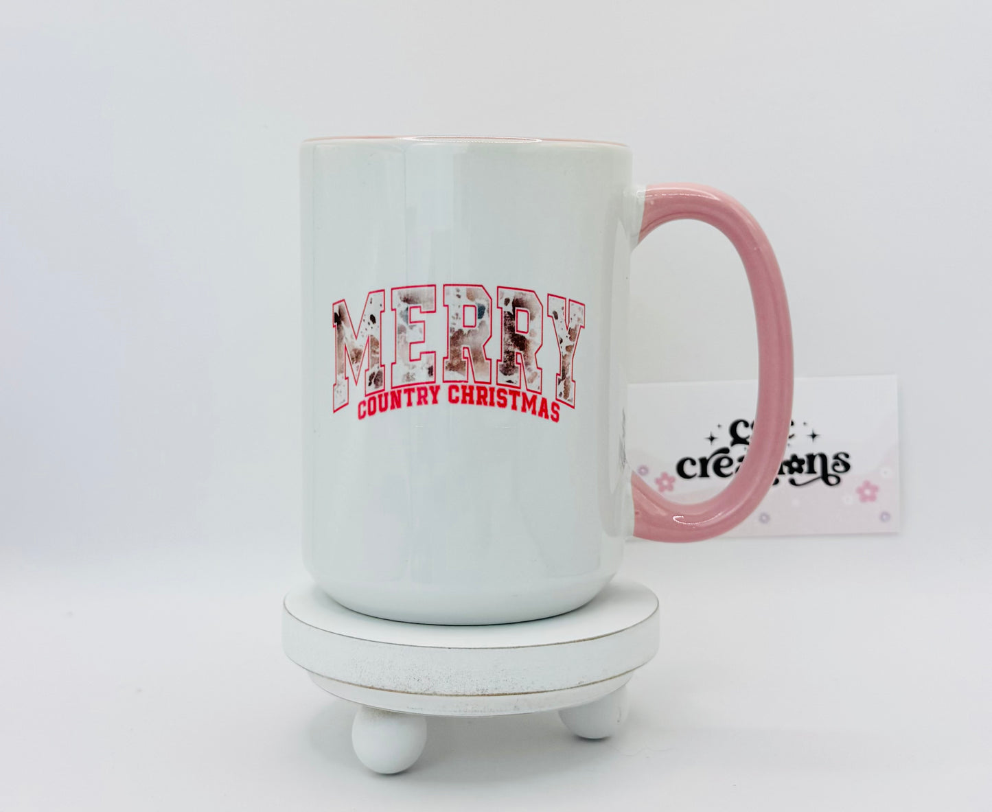 Merry Country Christmas 15 oz Ceramic Coffee Mug