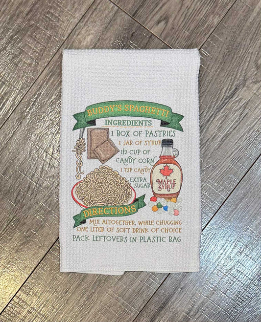 Buddy's Spaghetti Tea Towel