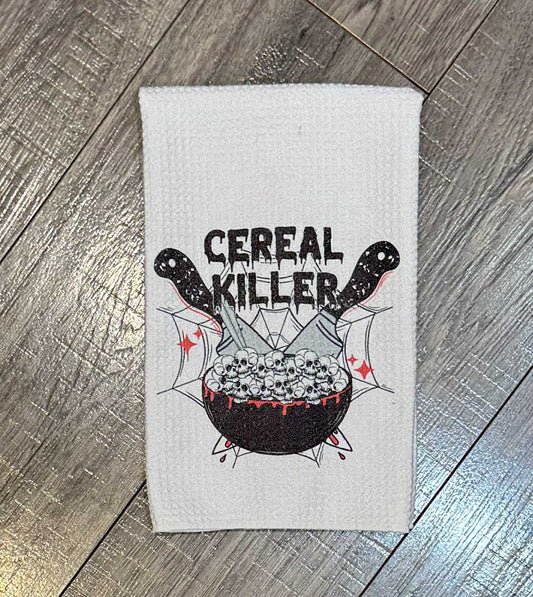Cereal Killer Tea Towel
