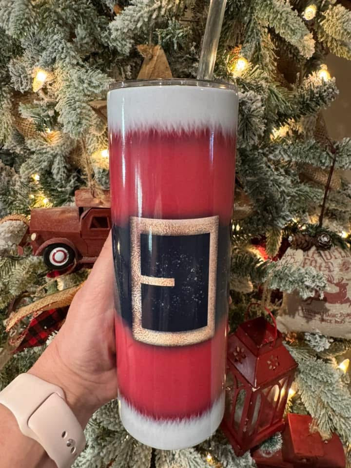 Santa Belt 20oz Insulated Tumbler