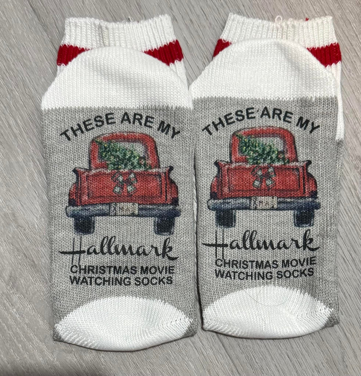 Christmas Movie #2 Faux Wool Socks