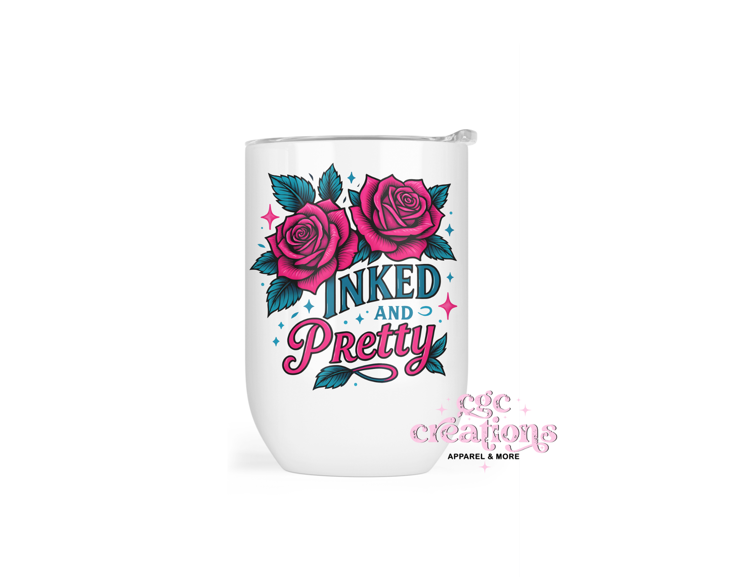Inked And Pretty Insulated Wine Tumbler