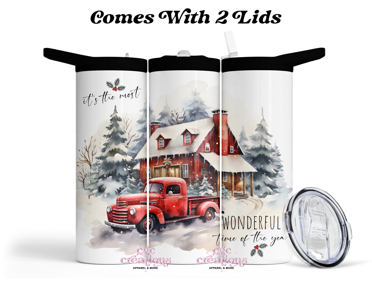 It's The Most Wonderful Time Of The Year 20 oz Insulated Tumbler