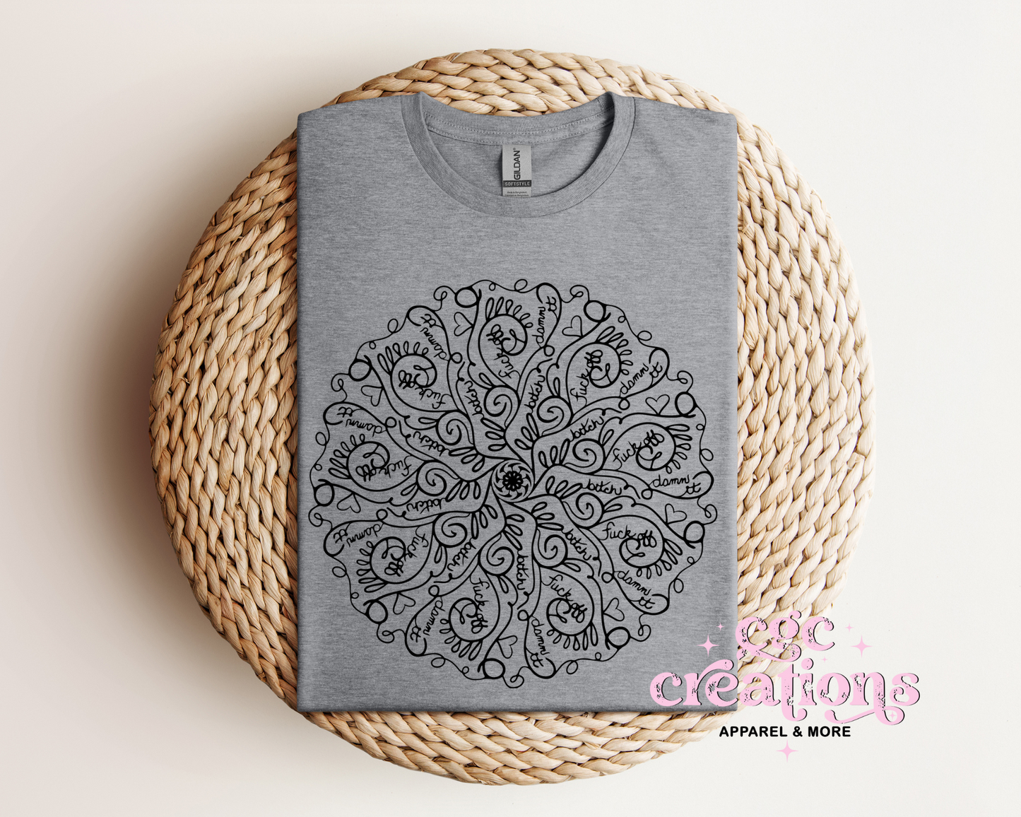 Sweary Mandala T-Shirt