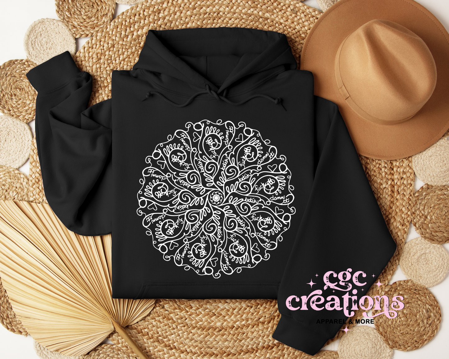 Sweary Mandala Hoodie