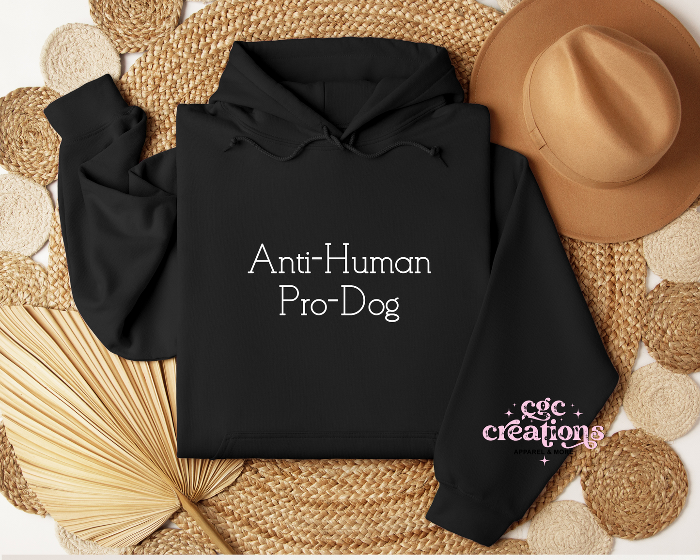 Anti-Human Pro-Dog Hoodie