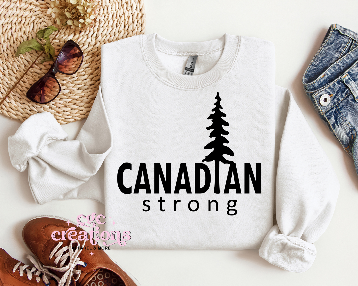 Canadian Strong Crewneck Sweatshirt