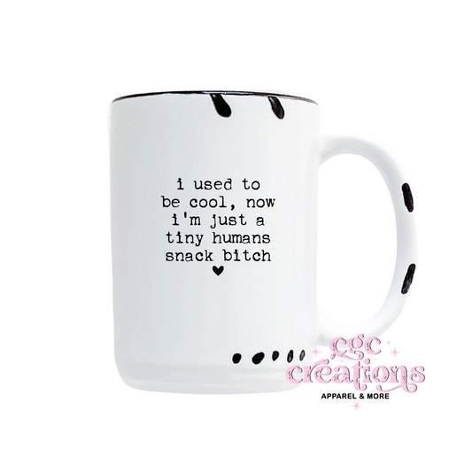 Tiny Humans Snack Bitch 15oz Ceramic Coffee Mug