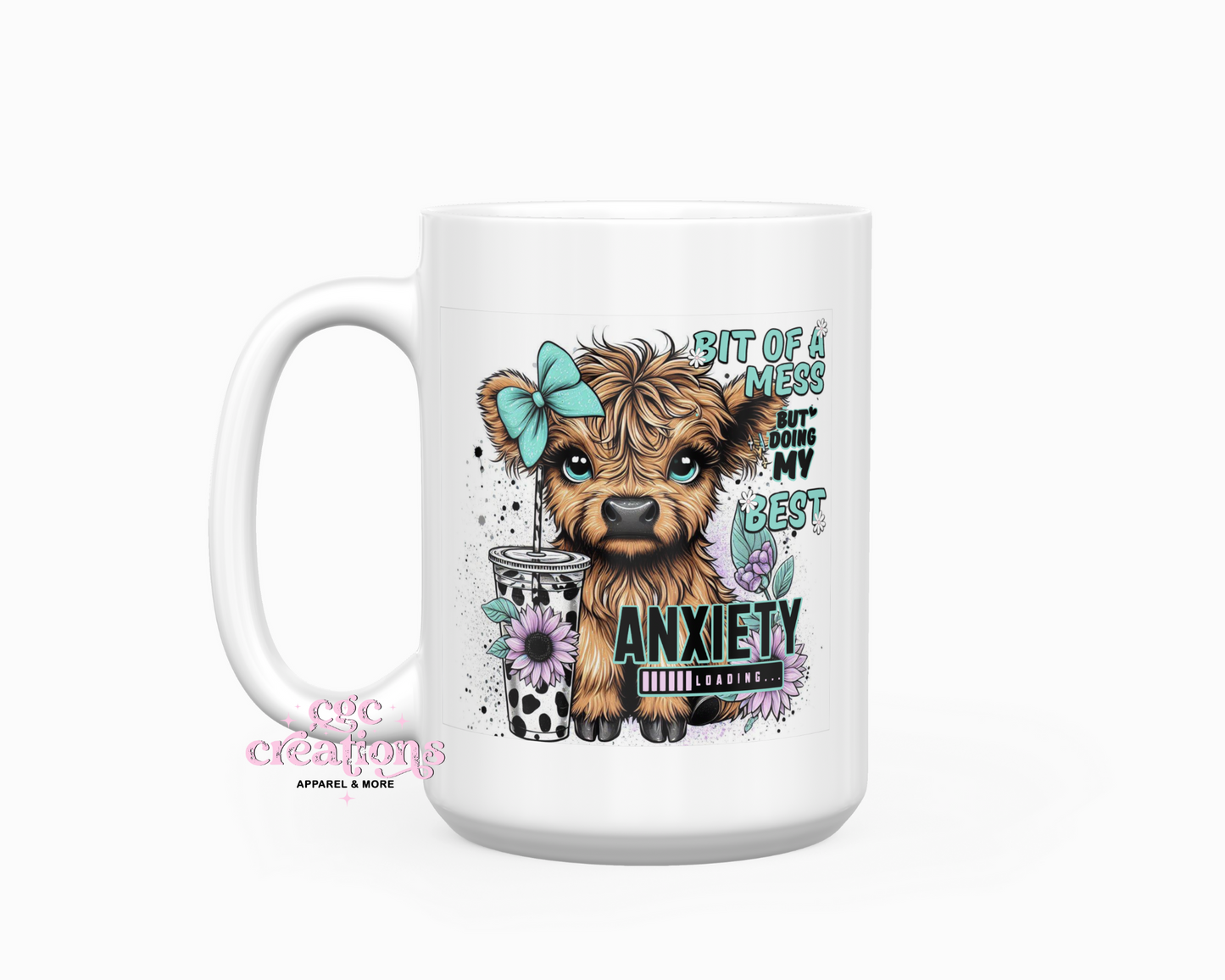 Doing My Best A Bit Of A Mess 15oz Ceramic Coffee Mug