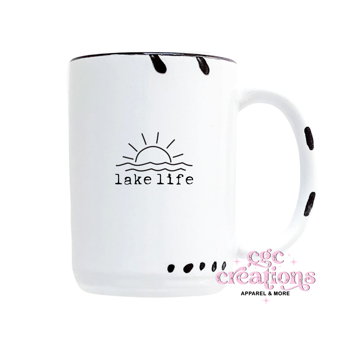 Lake Life 15oz Ceramic Coffee Mug