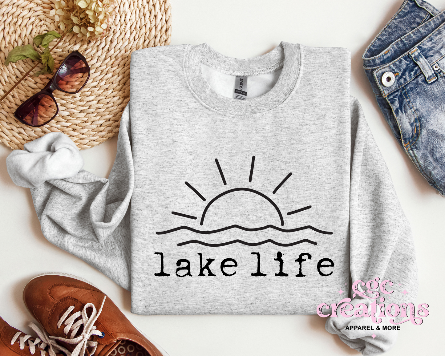 Lake Life Crewneck Sweatshirt