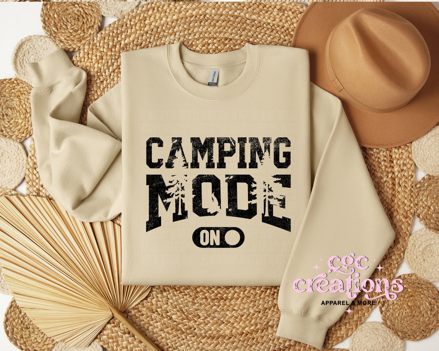 Camping Mode Crewneck Sweatshirt