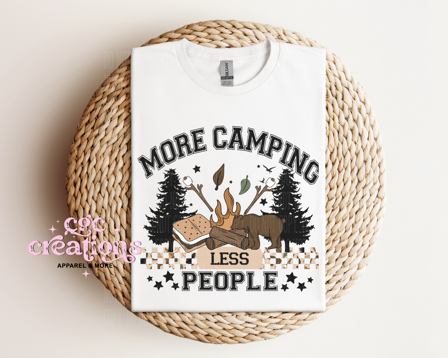 More Camping Less People T-Shirt
