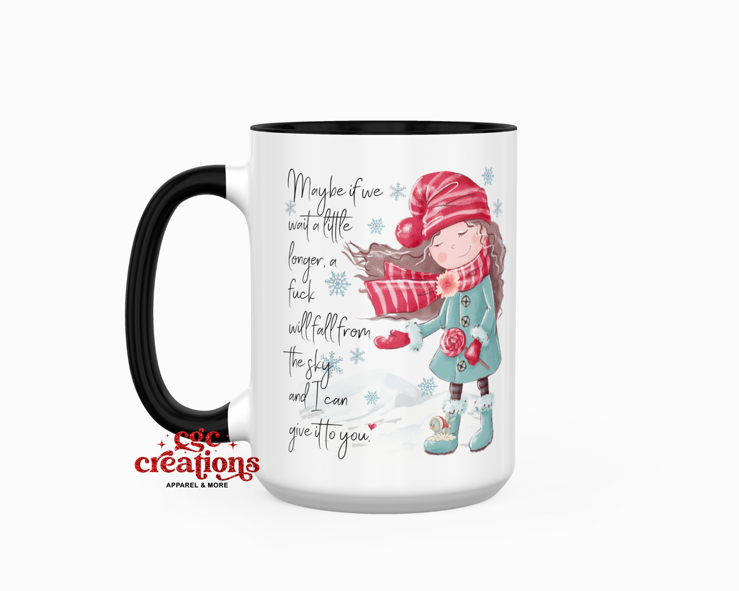 A Fuck Will Fall From The Sky 15oz Ceramic Coffee Mug