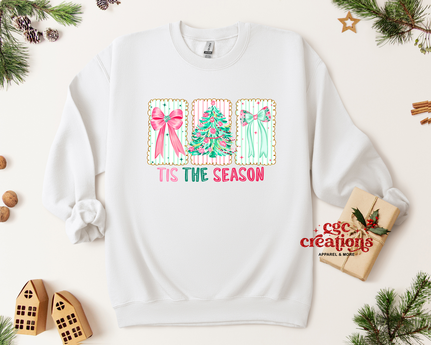 Tis The Season Christmas Crewneck Sweatshirt