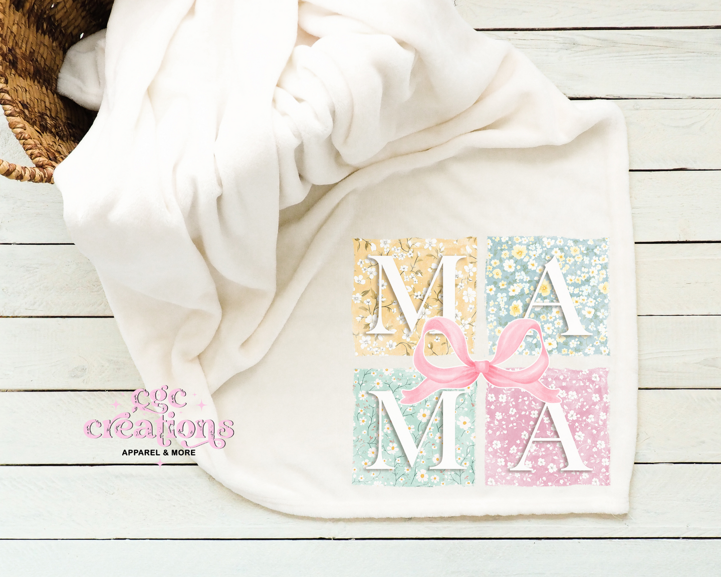 Mama Patchwork Blanket