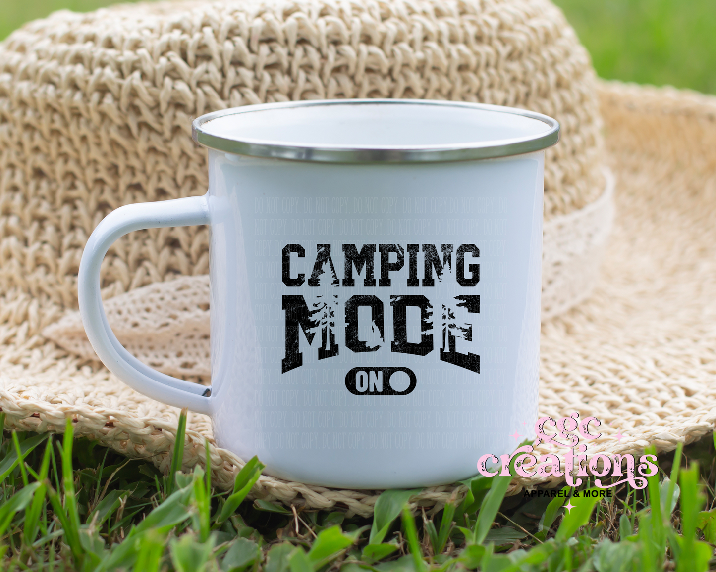 Camping Mode Enamel Mug