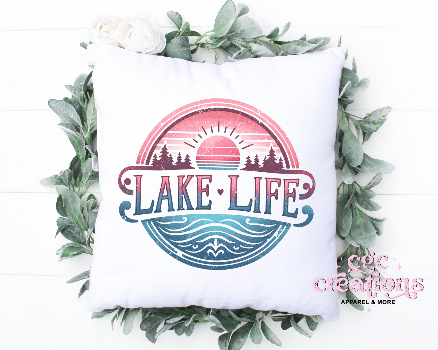 Lake Life Pillow