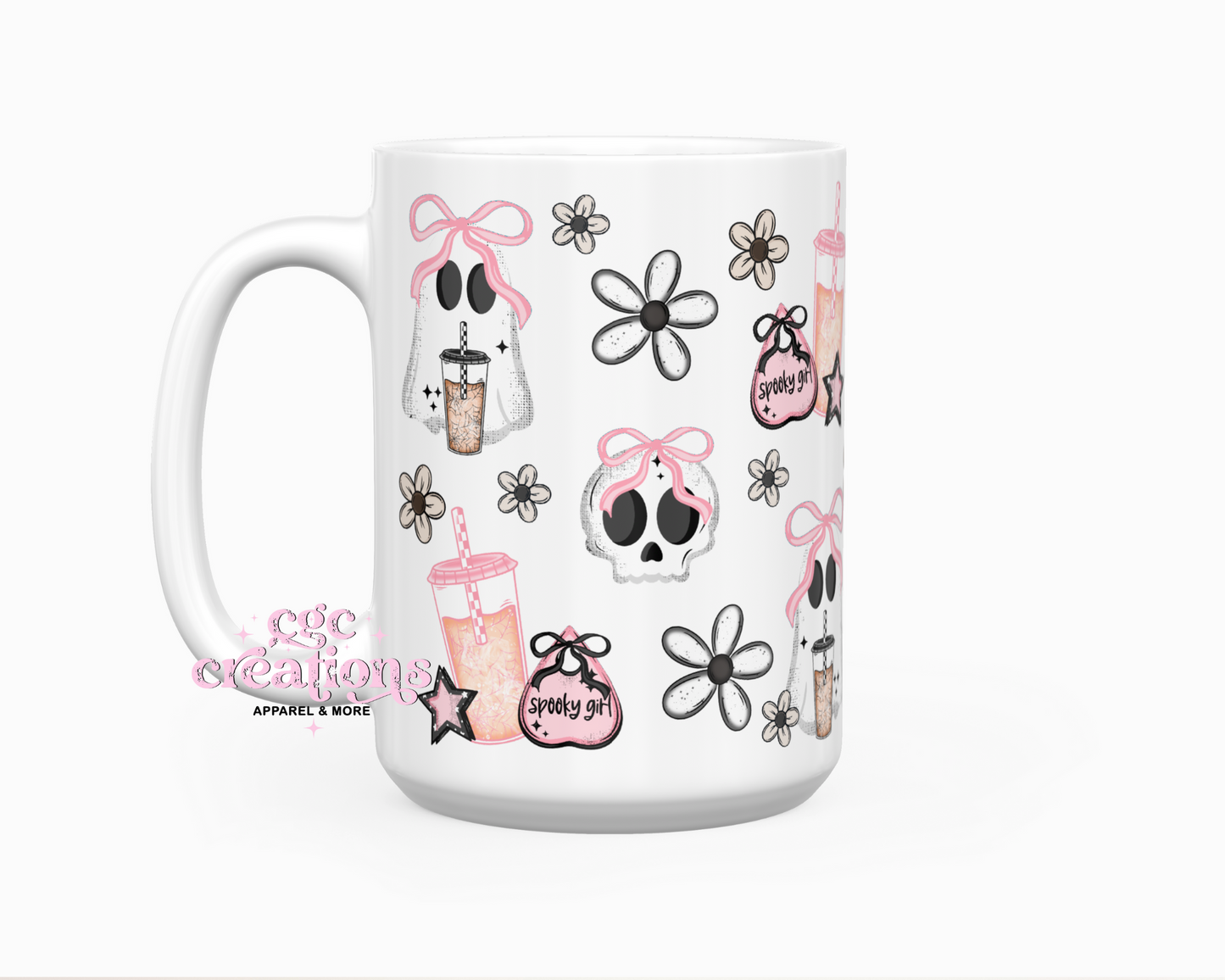 Spooky Girl 15oz Ceramic Coffee Mug