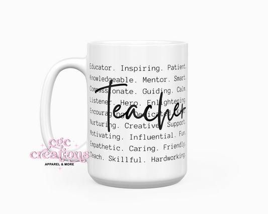 Teacher Definition 15oz Coffee Mug