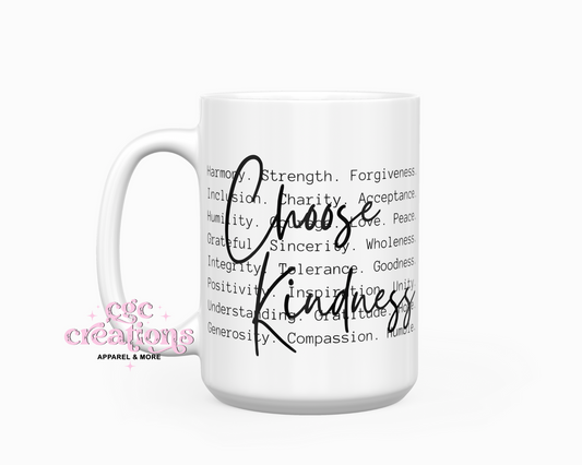 Choose Kindness Definition 15oz Coffee Mug
