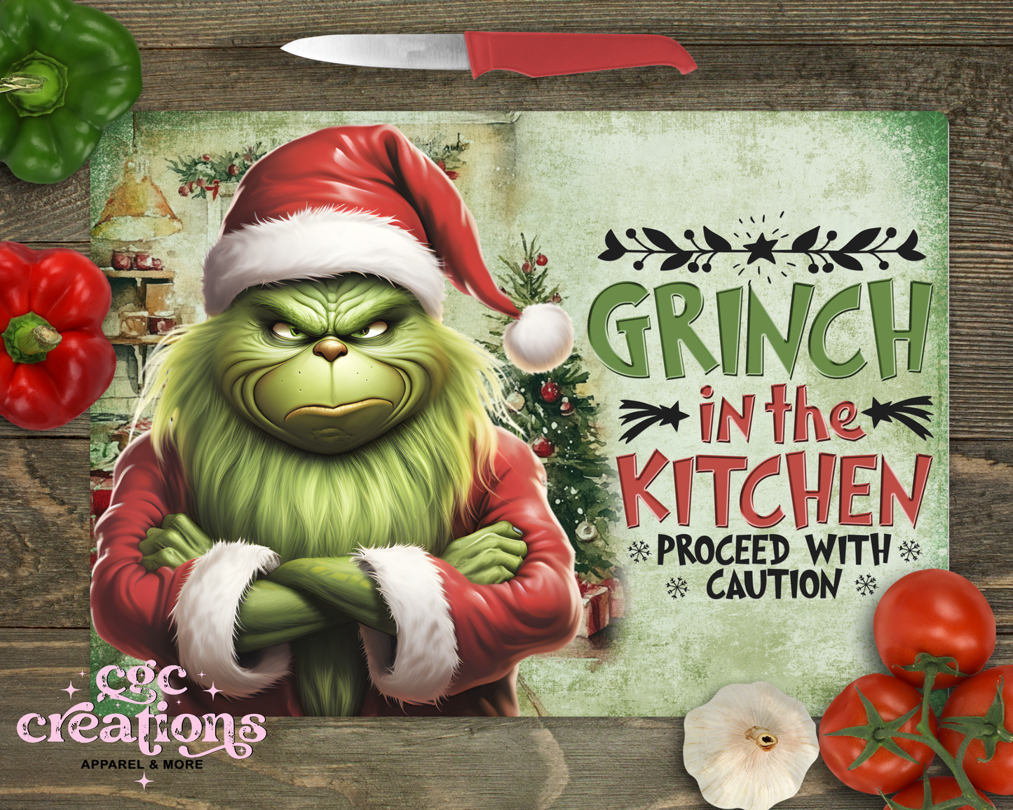 Mean One Glass Cutting Board