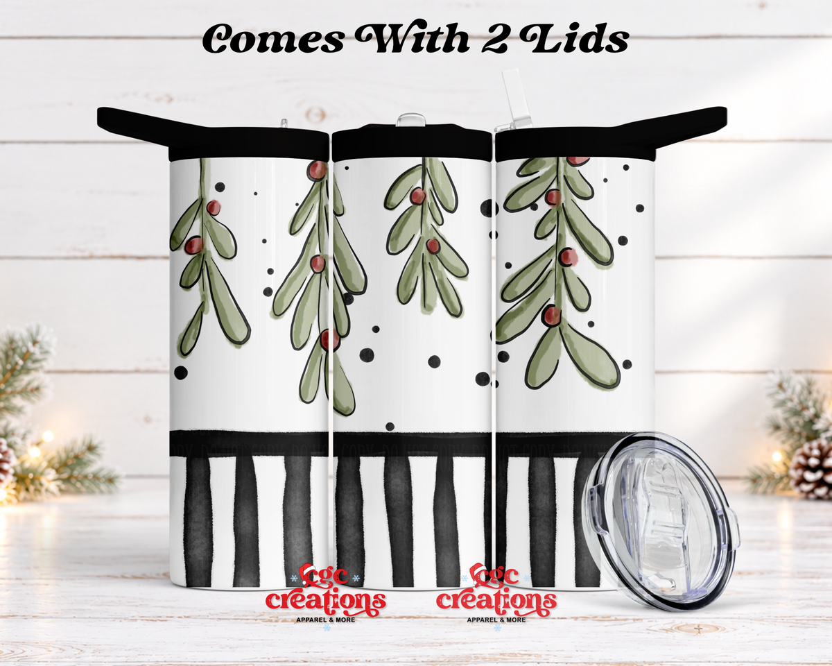 Hanging Holly 20 oz Insulated Tumbler
