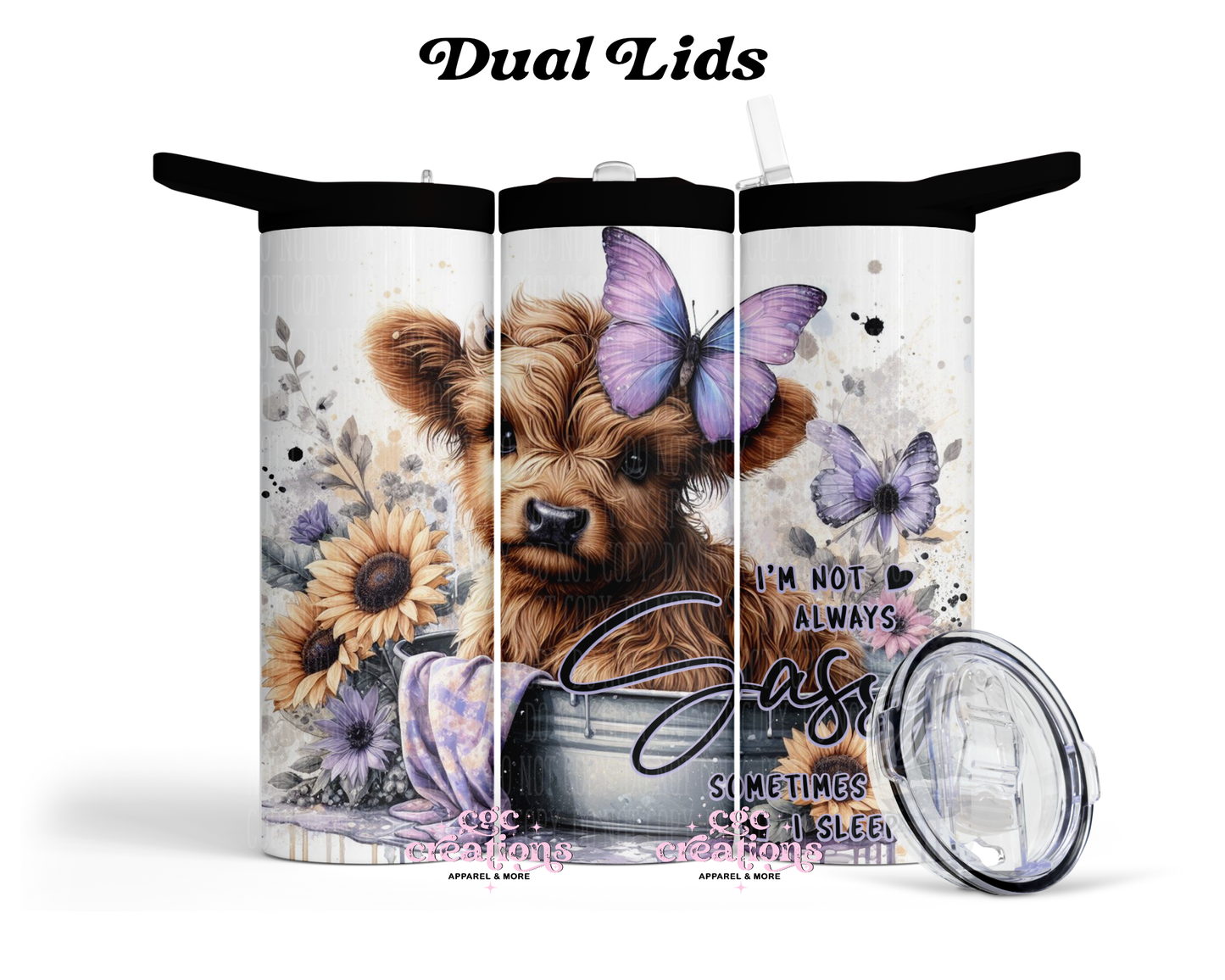 I'm Not Always Sassy Sometimes I Sleep 20oz Insulated Tumbler