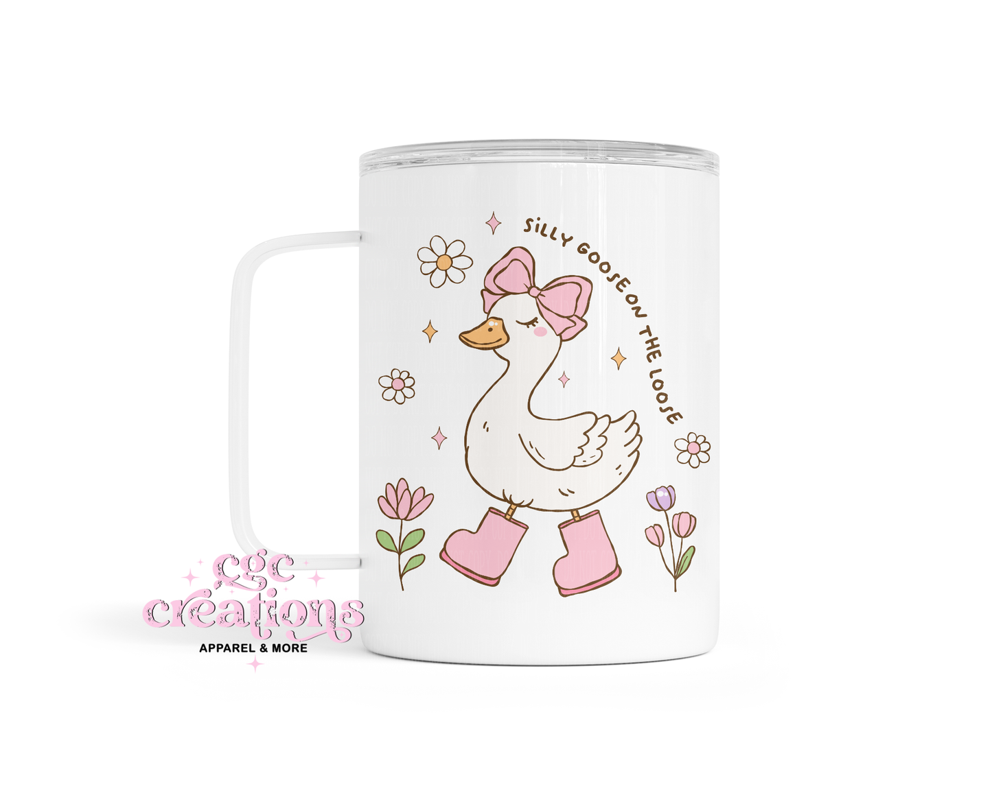 Silly Goose On The Loose Insulated Coffee Tumbler