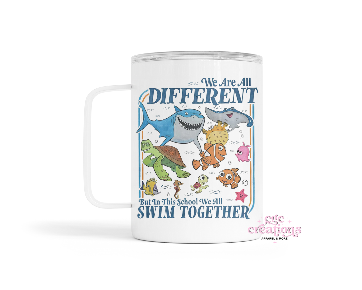 Swim Together Insulated Coffee Tumbler