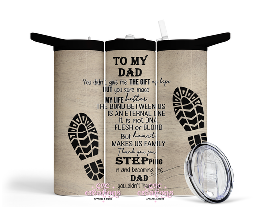 To My Dad 20oz Insulated Tumbler