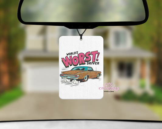 World's Worst Driver Air Freshener