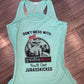 Don't Mess With Grandmasaurus (MEDIUM)Tank top