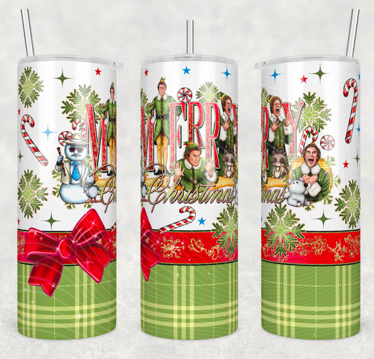Buddy Merry Christmas 20 oz Insulated Tumbler