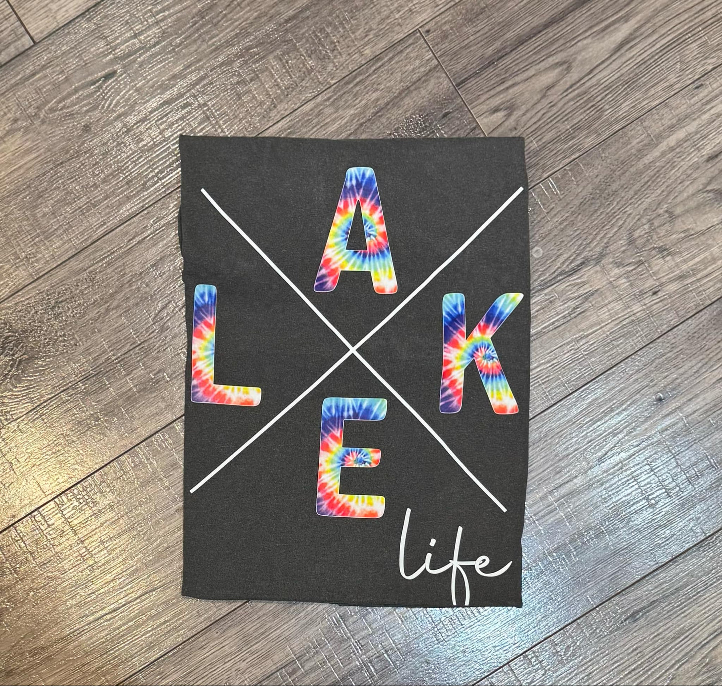 Lake Life T-shirt SIZE XL-Pepper Grey