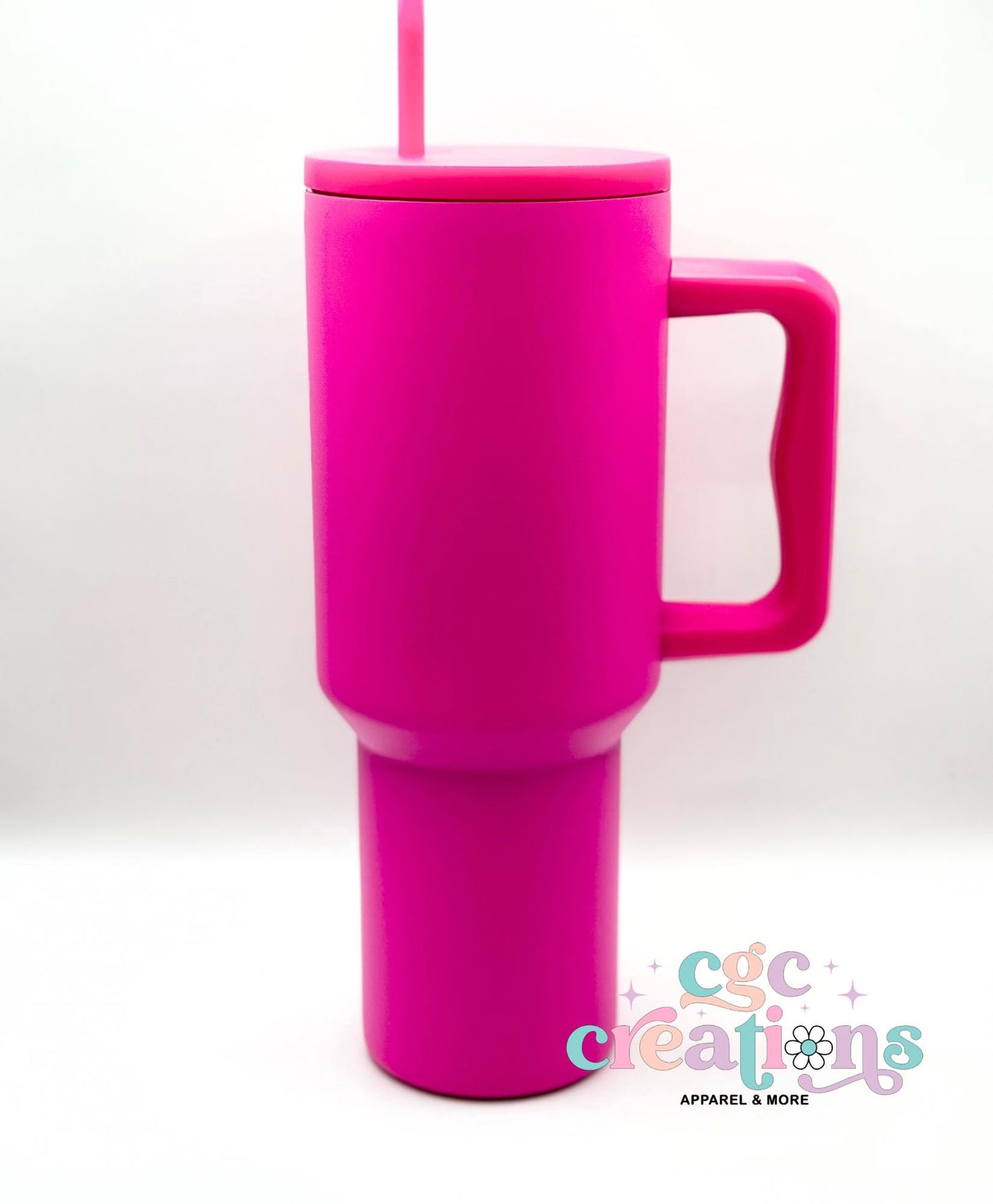 Hot Pink 40 oz Insulated Tumbler
