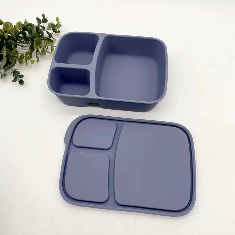 Personalized Bento-Style Silicone Lunch Boxes