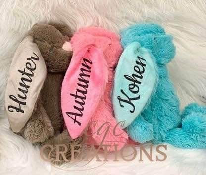 Personalized Plush Easter Bunny