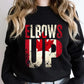Elbows Up #2 (DISTRESSED FONT) Crewneck Sweatshirt