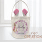 Personalized Rabbit Monogram Easter Bags